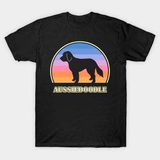 Aussiedoodle Vintage Sunset Dog T-Shirt